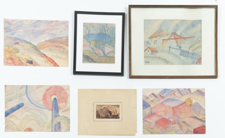 Harry Knox Smith - 6 Works on Paper
