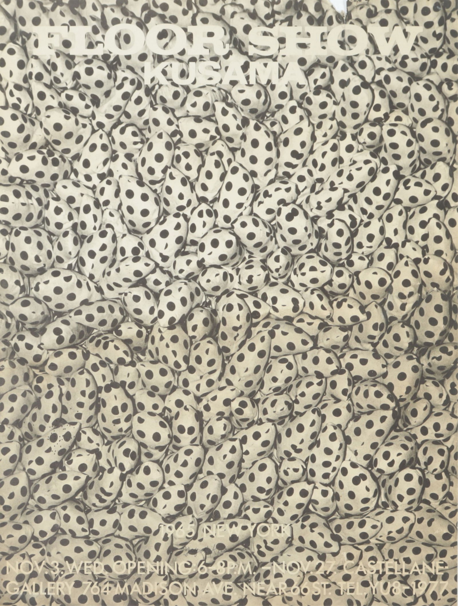 Yayoi Kusama - Floor Show - Signed Poster (1 of 7)