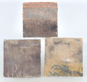 Elizabeth MacDonald - 3 Pottery Tiles