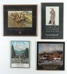 Four Western Art Museum Posters