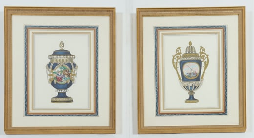 Chelsea House - Sevres Vases - Lithographs
