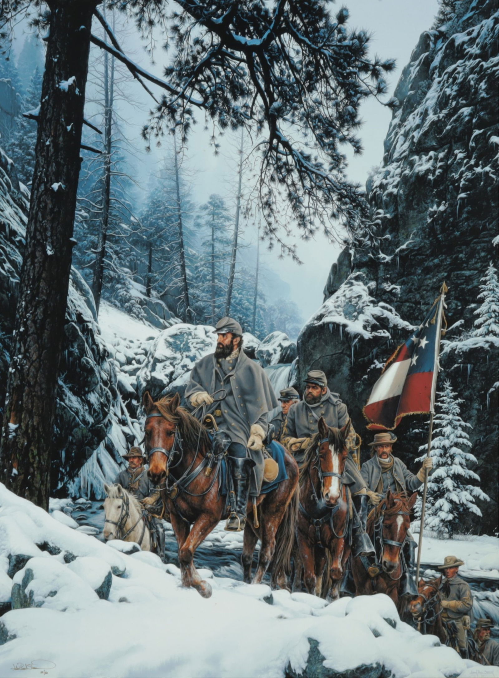 John Paul Strain - Civil War Scene - Giclee (1 of 7)