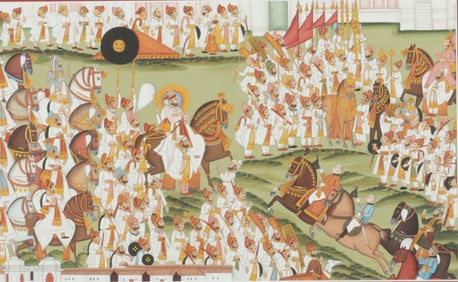 Indian School Military Scene