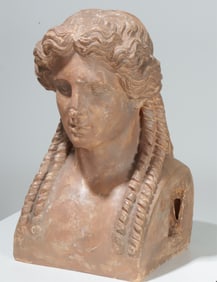 Classical Style Terracotta Bust of a Lady