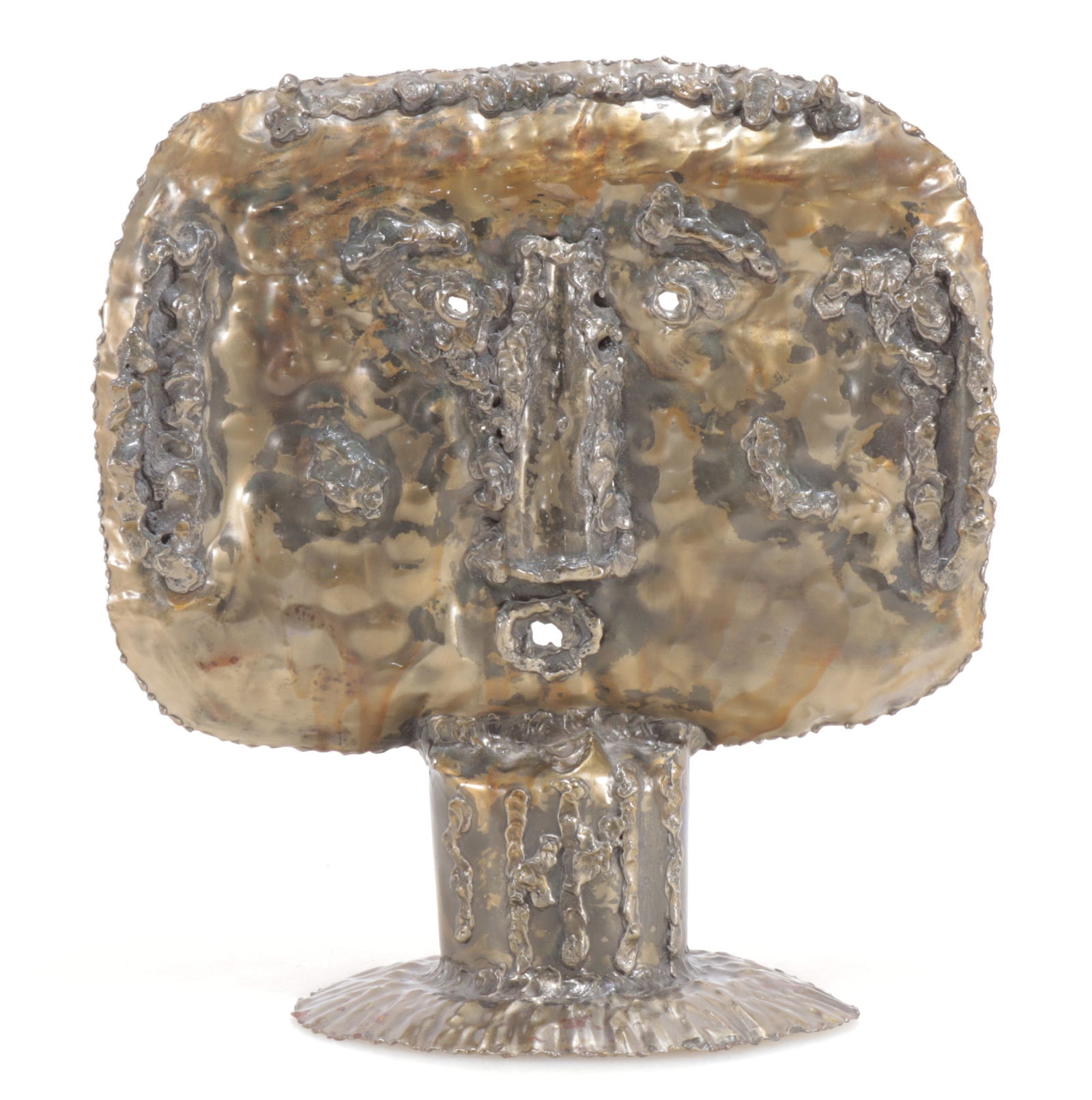 Marcello Fantoni for Raymor Brutalist Bust: Marcello Fantoni (Italian, 1915-2011) for Raymor, Brutalist Bust. Signed Fantaoni Firenze Italy Raymor.12.25" H x 11.75" W