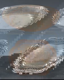 Two American Sterling Silver Pierced Bowls