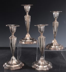 Dominick & Haff Sterling Silver Candlesticks