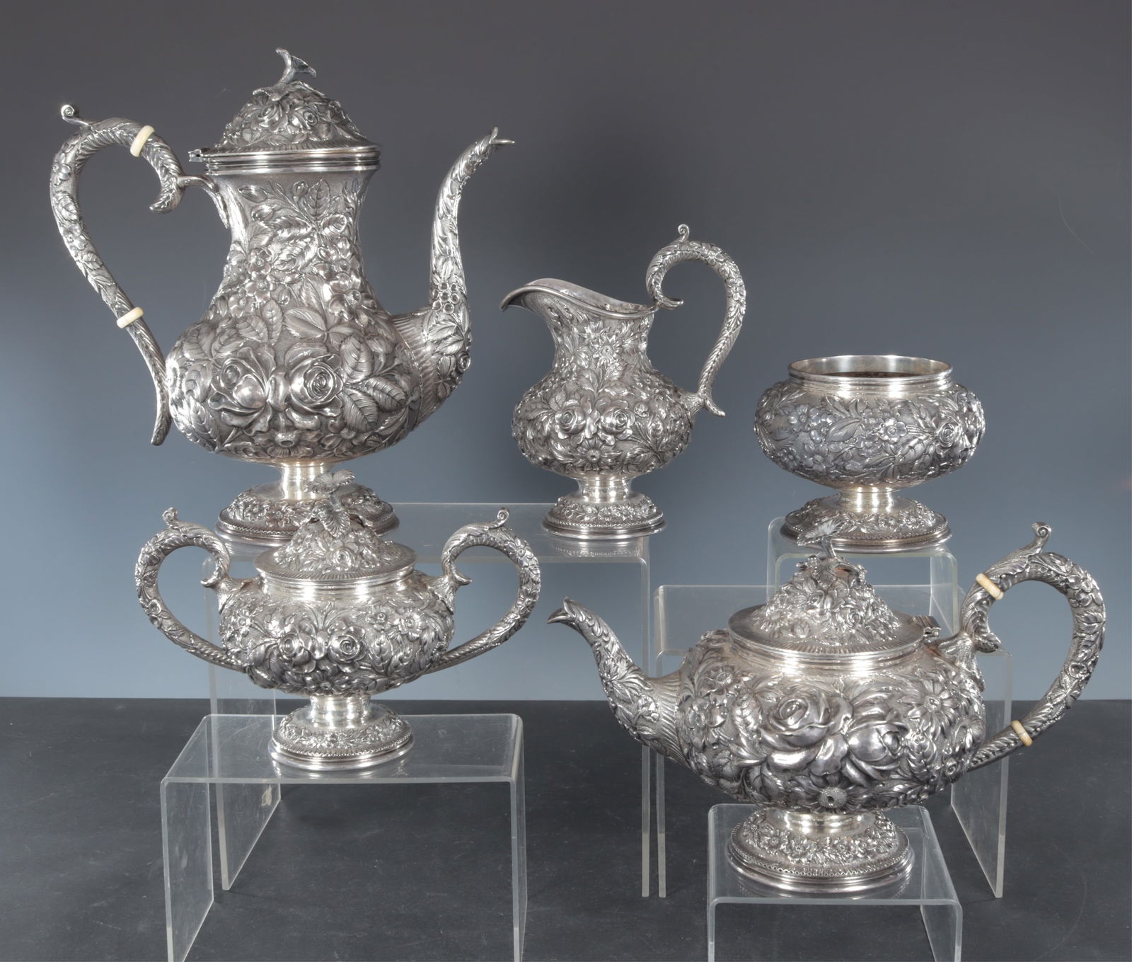 Schofield Sterling Silver Coffee Tea Service (1 of 7)