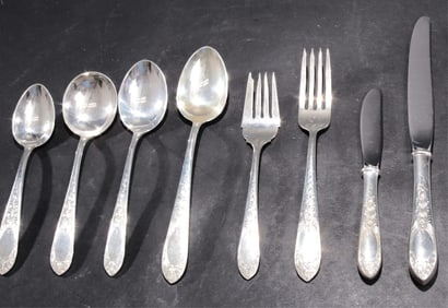 S. Kirk Sterling Silver Primrose Flatware Service
