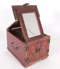 Chinese Export Mirrored Dressing Box