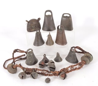 S.E. Asian Burmese Livestock Bells & Shaman's Belt