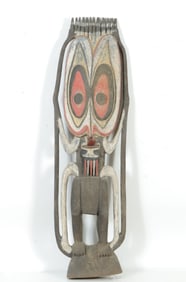 Tribal Papua New Guinea Polychrome Figure