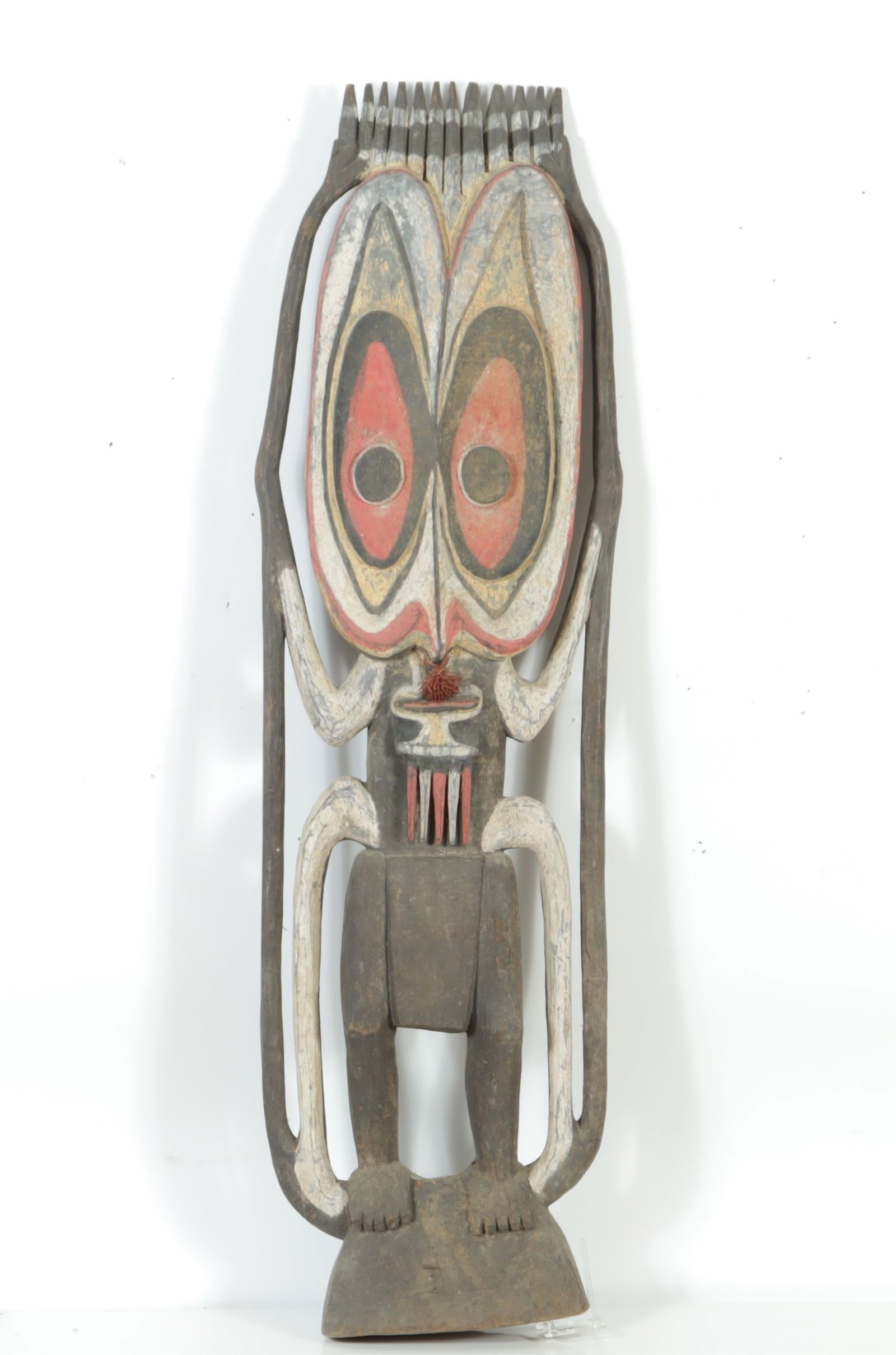 Tribal Papua New Guinea Polychrome Figure (1 of 6)