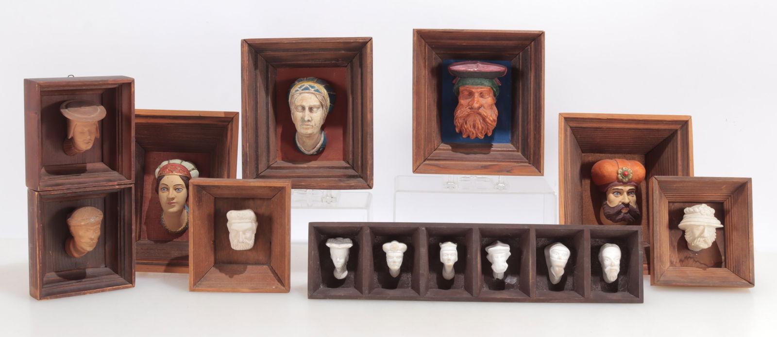 Polish Medieval Style Framed Busts (1 of 13)