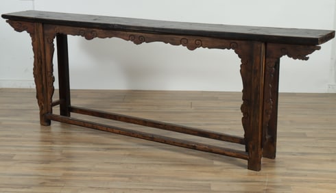 Chinese Stained Softwood Altar Table
