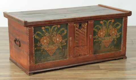 German Alpine Polychrome Trunk