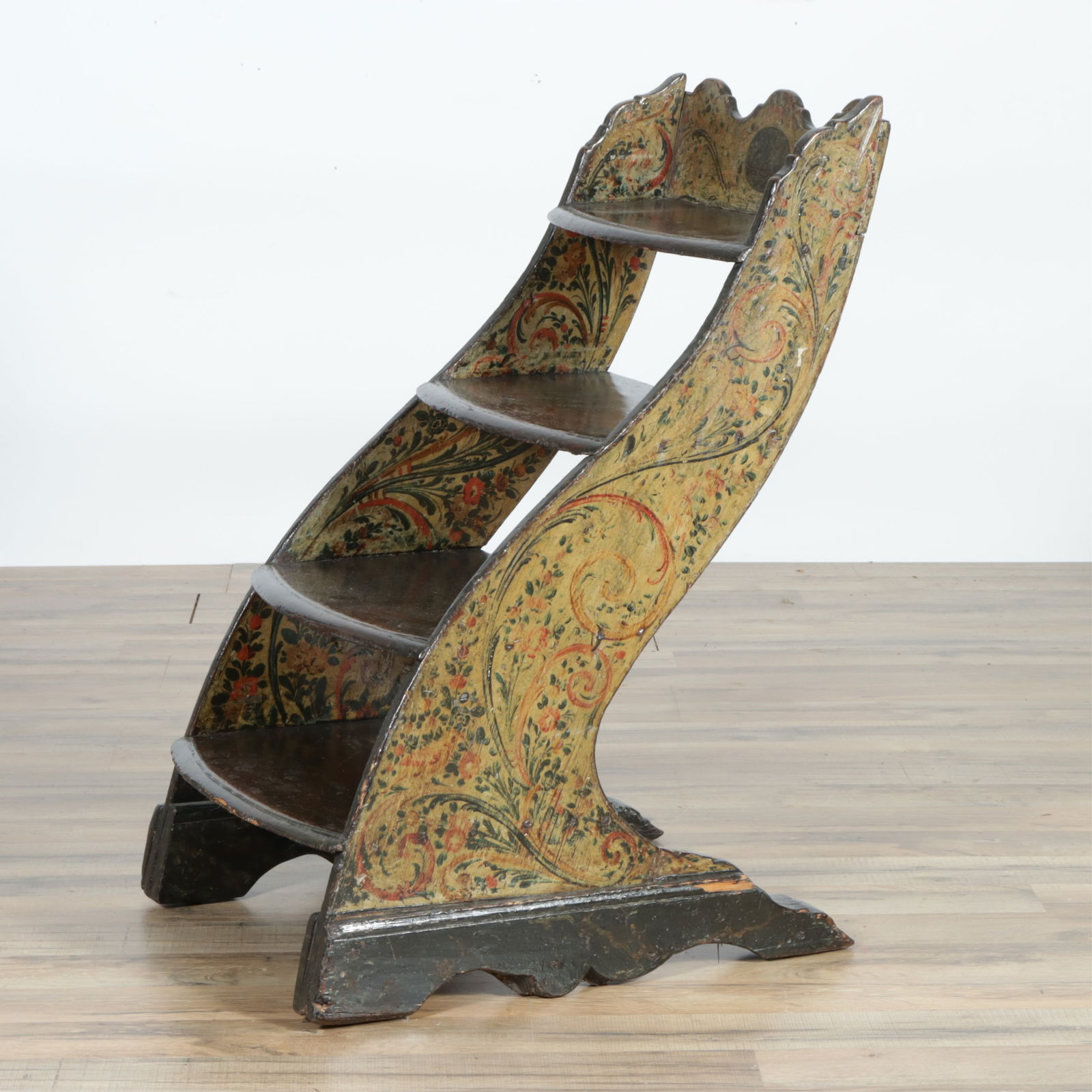 19th Continental Polychrome Library Steps (1 of 7)