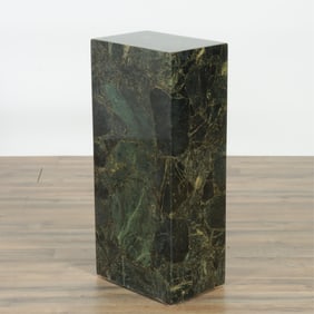 Resin Faux Marble Pedestal