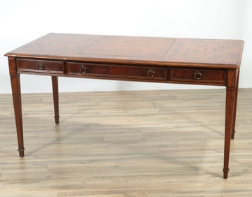 English Provincial Mahogany Desk