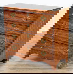 George III Style Mahogany Bachelors Chest