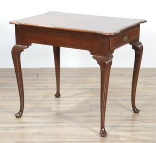 Dutch Rococo Mahogany Tea Table, 18th C
