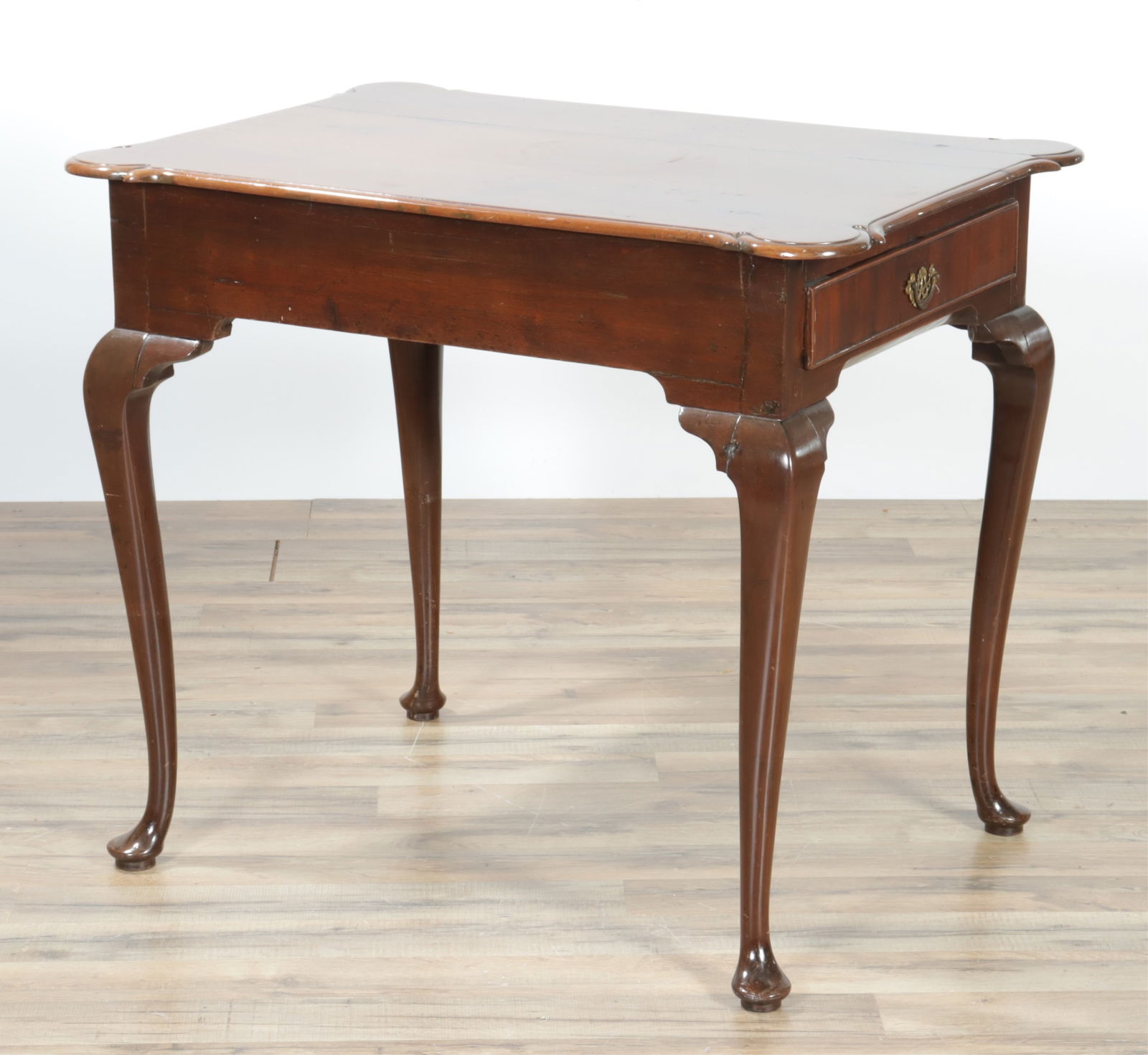 Dutch Rococo Mahogany Tea Table, 18th C (1 of 8)