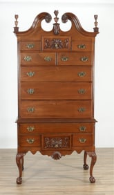 Chippendale Style Mahogany Highboy