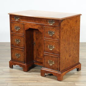 Southampton Burl Wood Kneehole Desk