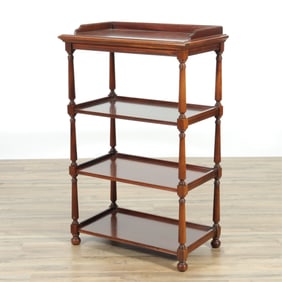 Regency Style Mahogany Etagere