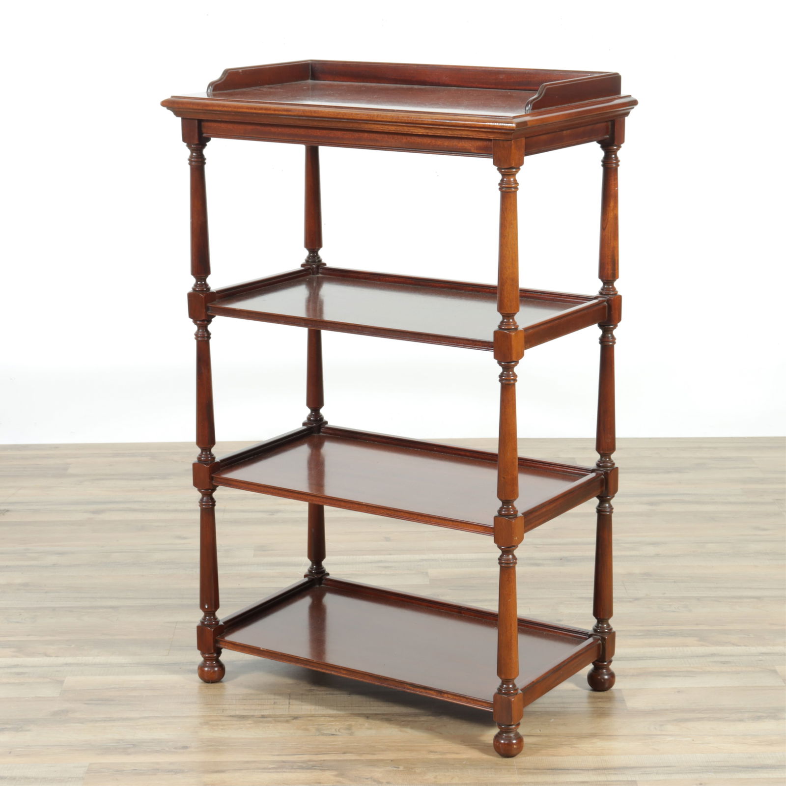 Regency Style Mahogany Etagere (1 of 6)