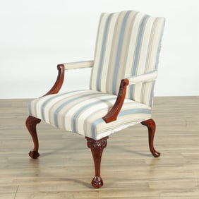 Hickory Chair Co. Mahogany Library Armchair
