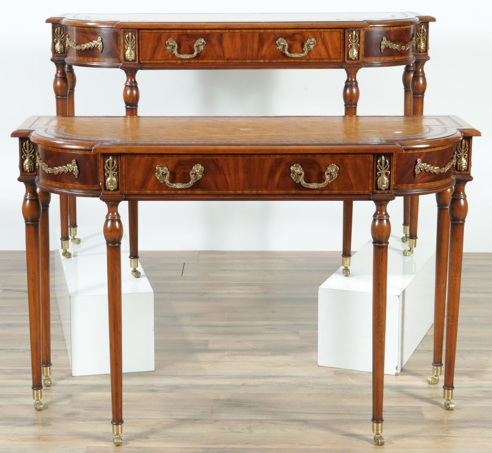 Pair of Maitland Smith Brass Mounted Consoles (1 of 11)