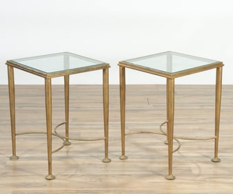 Pair of Mid-Century Modern Metal Side Tables