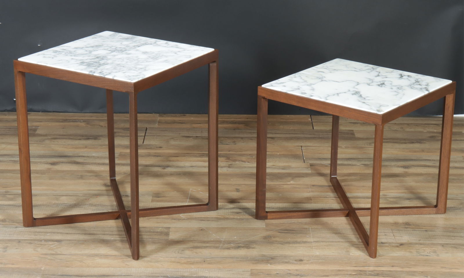 Pair of Marc Krusin for Knoll End Tables (1 of 5)