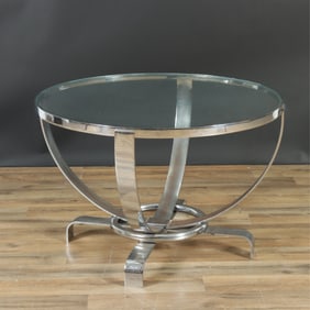 Donald Desky Chrome Occasional Table