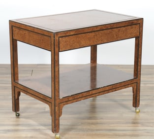 Chinese Faux Painted Side Table, c 1975