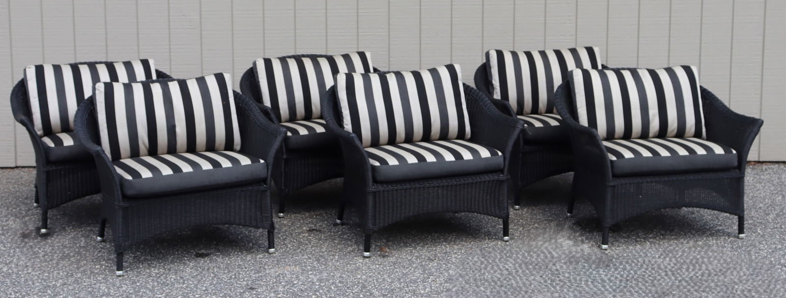 6 Cane-Line Outdoor Lounge Chairs (1 of 14)