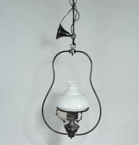 Vintage Silverplate Oil Lantern