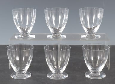 Set of 6 Baccarat Flor Wine Glasses