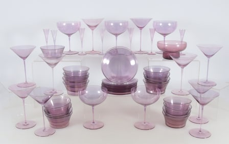 Oswald Haerdtl for Lobmeyr Lavender Glassware