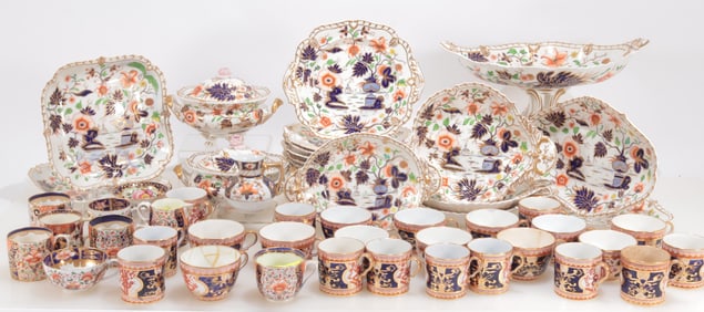 Imari Style Porcelain Group