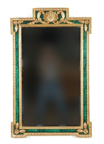 Chelsea House Gilt and Painted Mirror