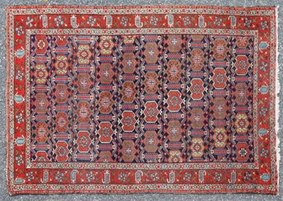 Caucasian Kazak Wool Carpet  4-5 x 6-5