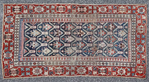 Caucasian Wool Carpet 4-5 x 7-9