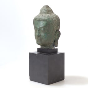Thai Bonze Bust of Buddha, 15th C