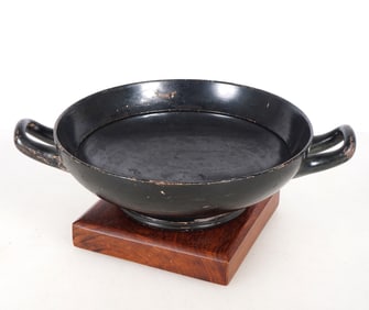 Greek Black Glazed Kylix, 5th Century