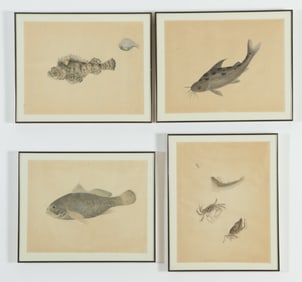 Four Japanese Watercolors