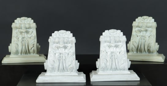 Four Baroque Leaf-Tip Wall Brackets