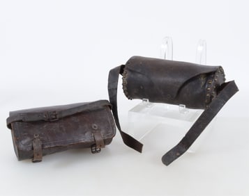 English Leather Lawn Bowling Bags