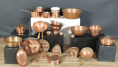 Group of Copper Kitchenware
